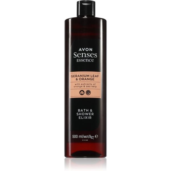 Avon Avon Senses Essence Geranium Leaf & Orange добавка за баня 500 мл.