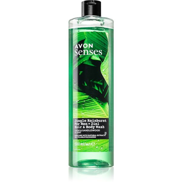 Avon Avon Senses Jungle Rainburst шампоан и душ гел 2 в 1 500 мл.