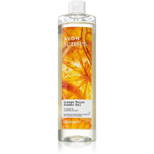 Avon Avon Senses Orange Twist освежаващ душ гел 500 мл.