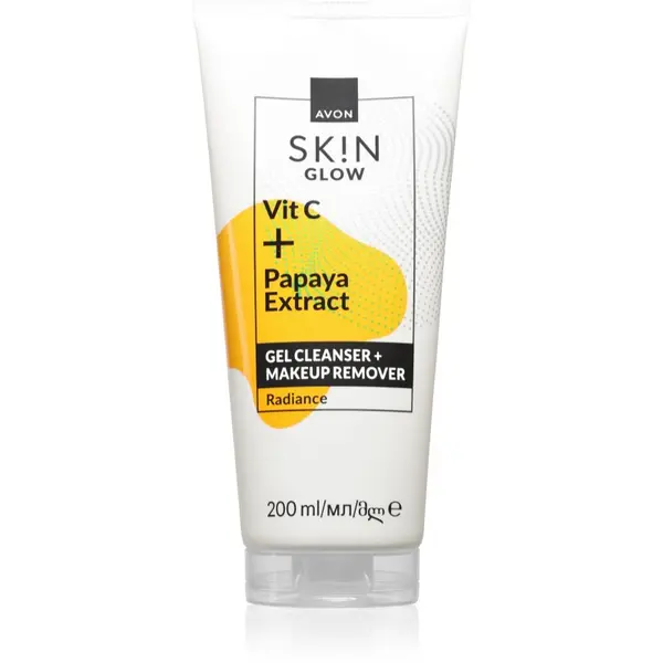 Avon Avon Sk!n Glow лосион за почистване на фон дьо тен 2 в 1 200 мл.