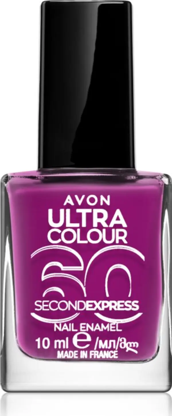 Avon Avon Ultra Colour 60 Second Express бързозасъхващ лак за нокти цвят Grape Escape 10 мл.