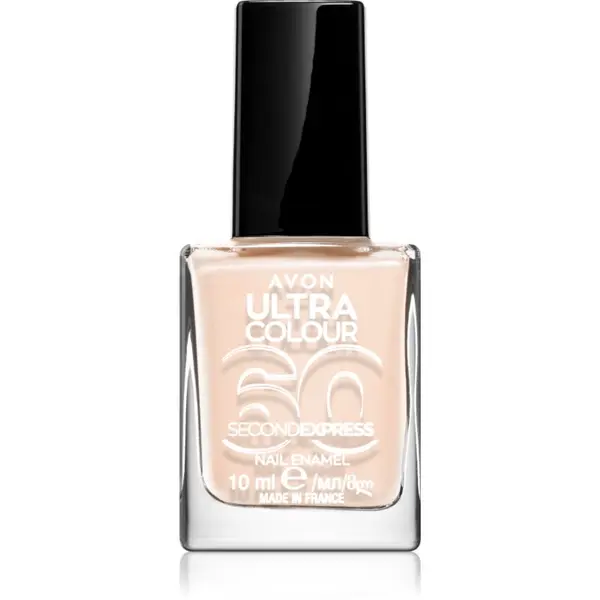 Avon Avon Ultra Colour 60 Second Express бързозасъхващ лак за нокти цвят Think Fast Pink 10 мл.