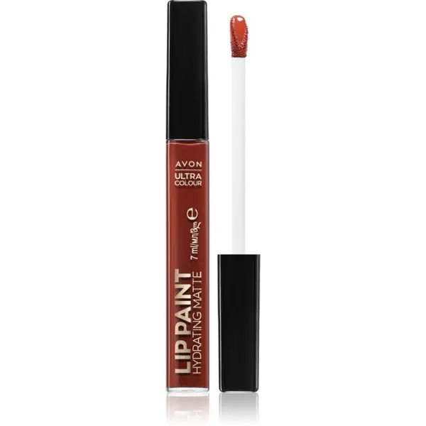 Avon Avon Ultra Colour Paint сатенено червило с матиращ ефект цвят Bloody Mary 7 мл.