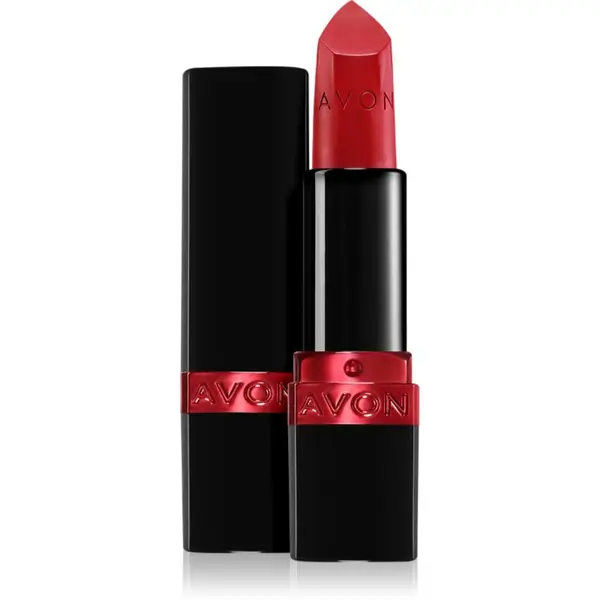 Avon Avon Ultra Creamy високо пигментирано кремообразно червило цвят Red Supreme 3.6 гр.