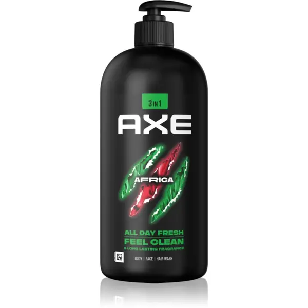 Axe Axe Africa душ-гел за лице, тяло и коса 900 мл.