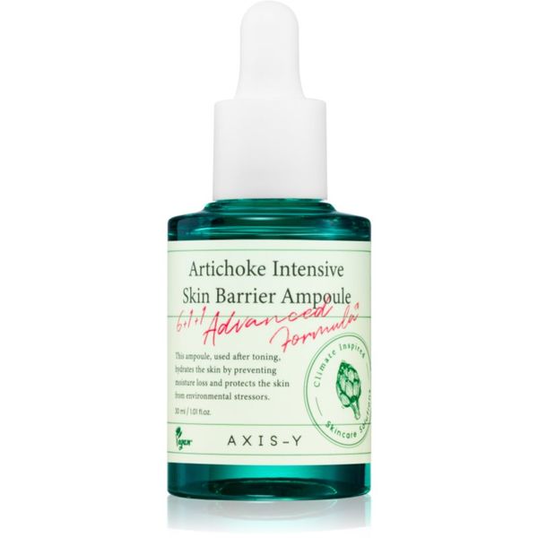 AXIS-Y AXIS-Y 6+1+1 Advanced Formula Artichoke Intensive Skin Barrier Ampoule регенериращ и озаряващ серум за успокояване и подсилване на чувствителната кожа
