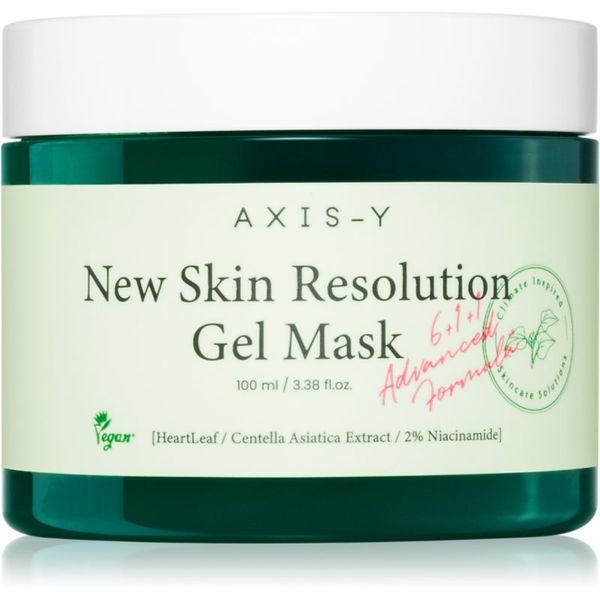 AXIS-Y AXIS-Y 6+1+1 Advanced Formula New Skin Resolution Gel Mask успокояваща гел-маска с охлаждащ ефект 100 мл.