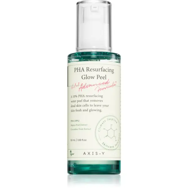 AXIS-Y AXIS-Y 6+1+1 Advanced Formula PHA Resurfacing Glow Peel почистващ пилинг за лице за озаряване на лицето 50 мл.