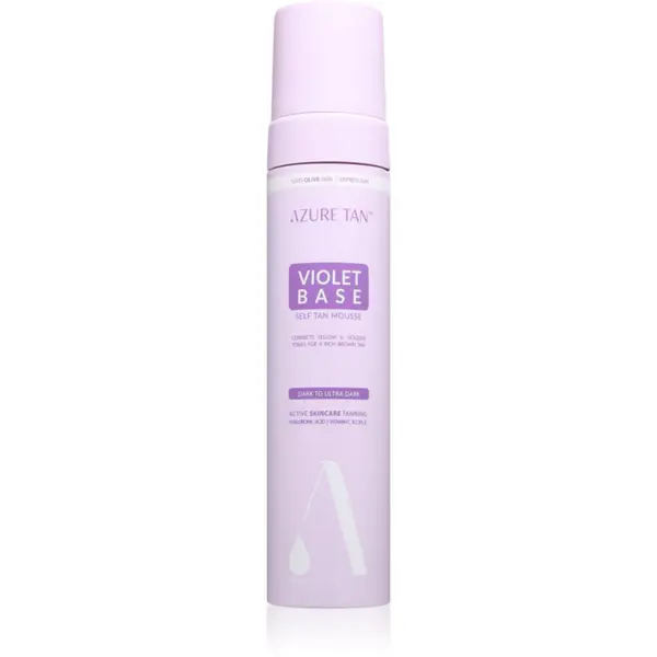 Azure Tan Azure Tan Violet Base автобронзант-мус цвят Dark To Ultra Dark 200 мл.