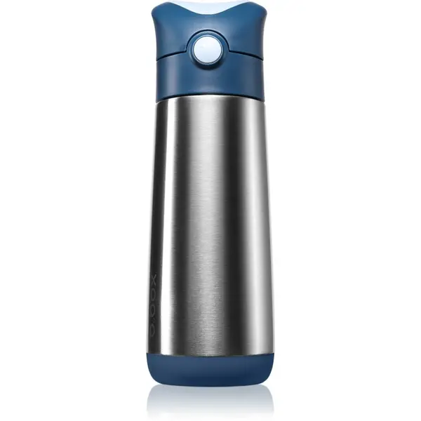 B.Box B.Box Insulated Drink Bottle термос със сламка Midnight 500 мл.