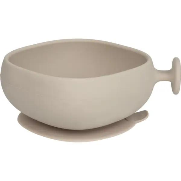 B.Box B.Box Silicone Bowl силиконова купичка с капачка Beige 300 мл.