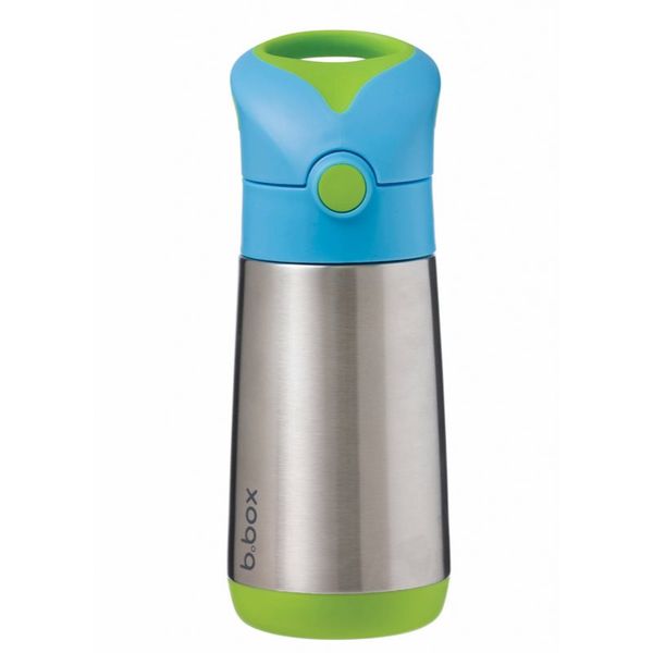 B.Box B.Box Thermos термос със сламка Blue 350 мл.