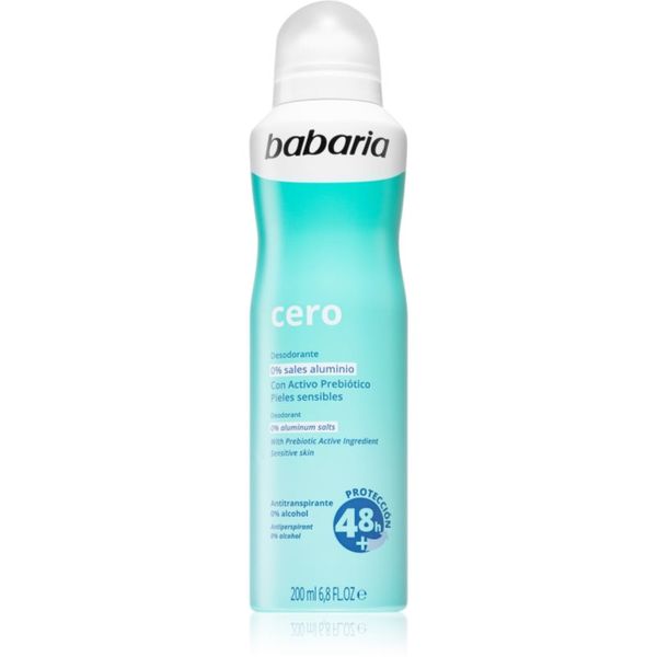 Babaria Babaria Deodorant Cero антиперспирант-спрей за чувствителна кожа 200 мл.