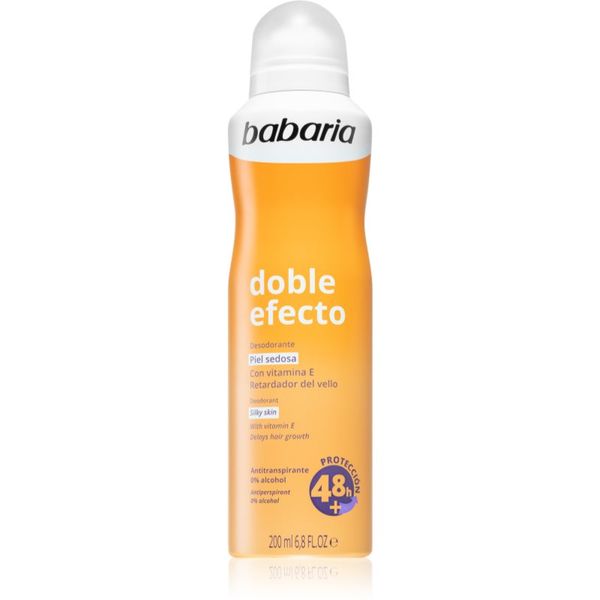 Babaria Babaria Deodorant Double Effect антиперспирант-спрей за забавяне растежа на космите 200 мл.