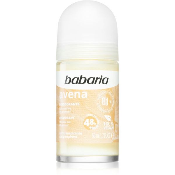 Babaria Babaria Deodorant Oat рол- он против изпотяване за чувствителна кожа 50 мл.