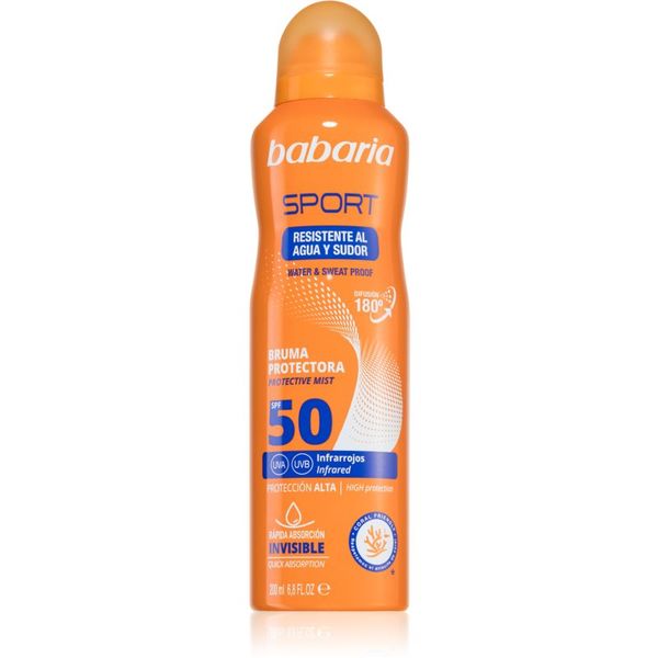 Babaria Babaria Sport слънцезащитен спрей SPF 50 200 мл.