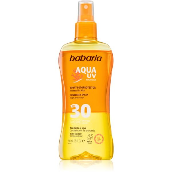 Babaria Babaria Sun Aqua UV слънцезащитен спрей SPF 30 200 мл.