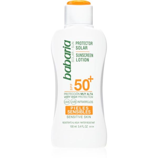Babaria Babaria Sun Sensitive слънцезащитно мляко за чувствителна кожа SPF 50+ 100 мл.