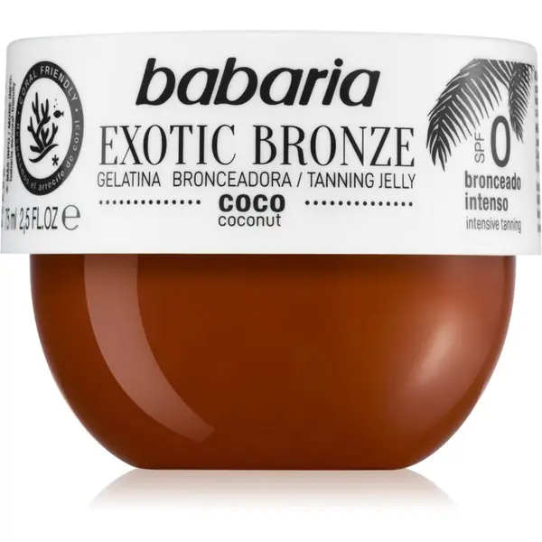Babaria Babaria Tanning Jelly Exotic Bronze гел за тяло за интензивен загар 75 мл.