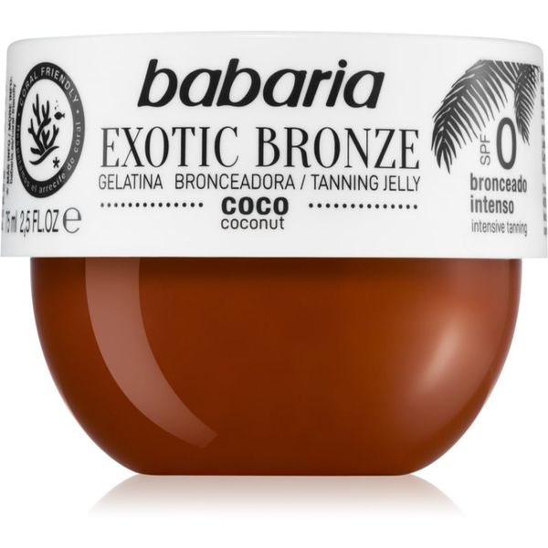 Babaria Babaria Tanning Jelly Exotic Bronze гел за тяло за ускоряване на тена 75 мл.