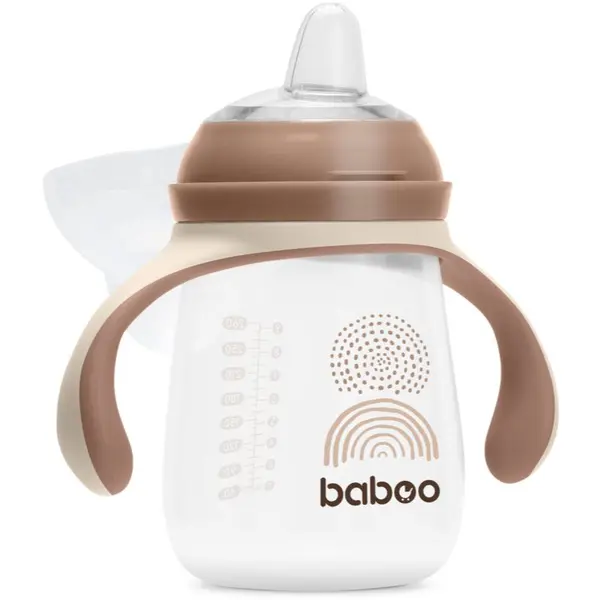 Baboo Baboo Cup with Silicone Spout чаша с дръжки Au Naturale 6m+ 260 мл.