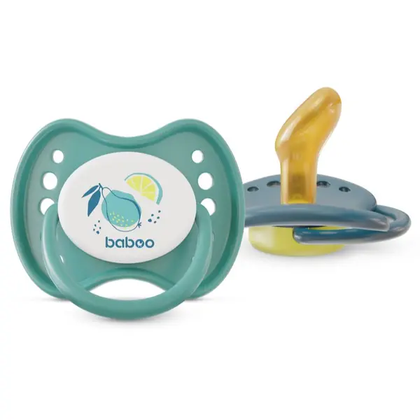 Baboo Baboo Soothers Orthodontic Latex with Case биберон Lagoon Fiesta 6-12 m 2 бр.