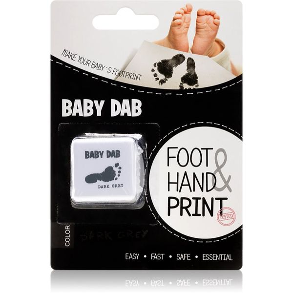 Baby Dab Baby Dab Foot & Hand Print Grey боя за детски печати