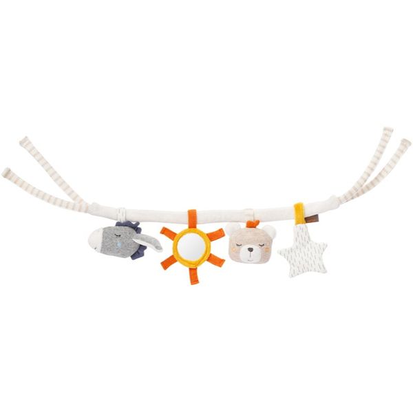 BABY FEHN BABY FEHN fehnNATUR Pram Chain контрастна играчка за окачане 1 бр.