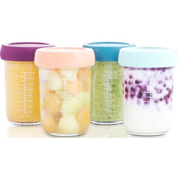 Babymoov Babymoov Bowls Glass купичка с капачка Glass 4x220 мл.