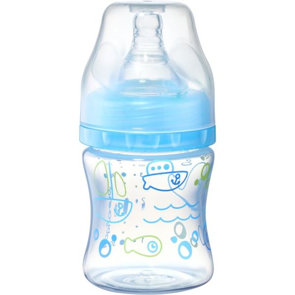BabyOno BabyOno Baby Bottle бебешко шише против колики 0m+ Blue 120 мл.