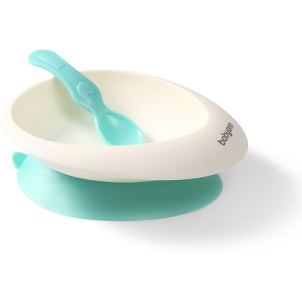 BabyOno BabyOno Be Active Bowl with a Spoon комплект за хранене Mint 6 m+ 1 бр.