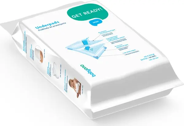 BabyOno BabyOno Get Ready Mom еднократни подложки за смяна на пелените 60 x 90 cm 10 бр.