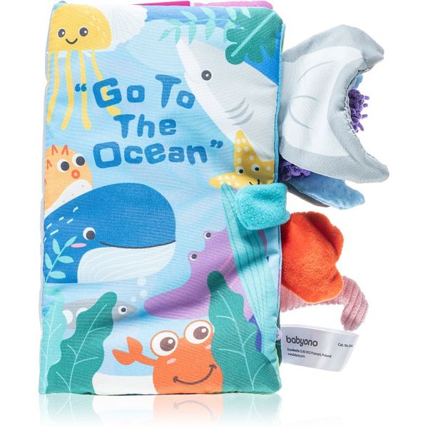 BabyOno BabyOno Have Fun Go to the ocean контрастна образователна книжка 1 бр.