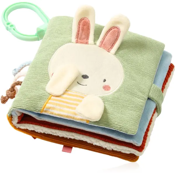 BabyOno BabyOno Reversible Sensory Cloth Book 0m+ контрастна образователна книжка Nature 1 бр.