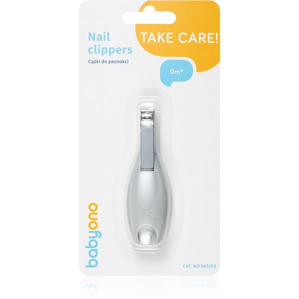 BabyOno BabyOno Take Care клещи за нокти за деца  Grey 1 бр.