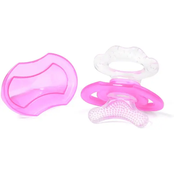 BabyOno BabyOno Teether гризалка 3m+ Pink 1 бр.