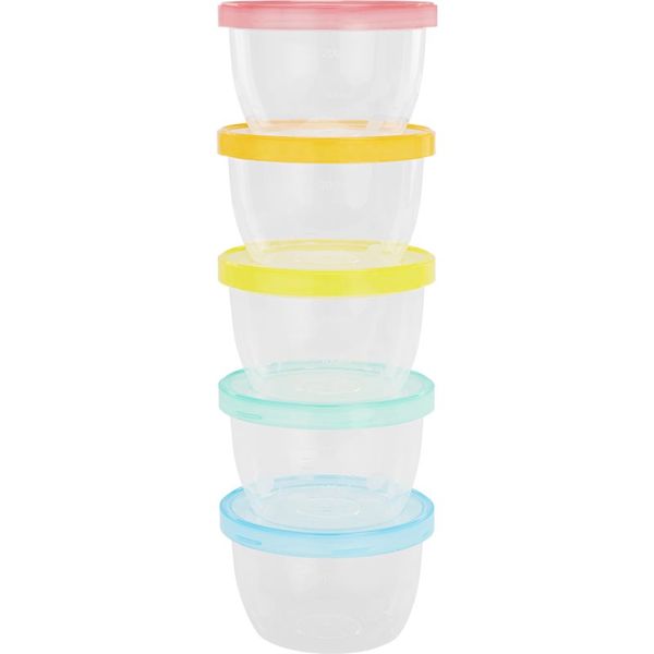 Badabulle Badabulle Maxi Fun Colors купичка с капачка 5x250 мл.