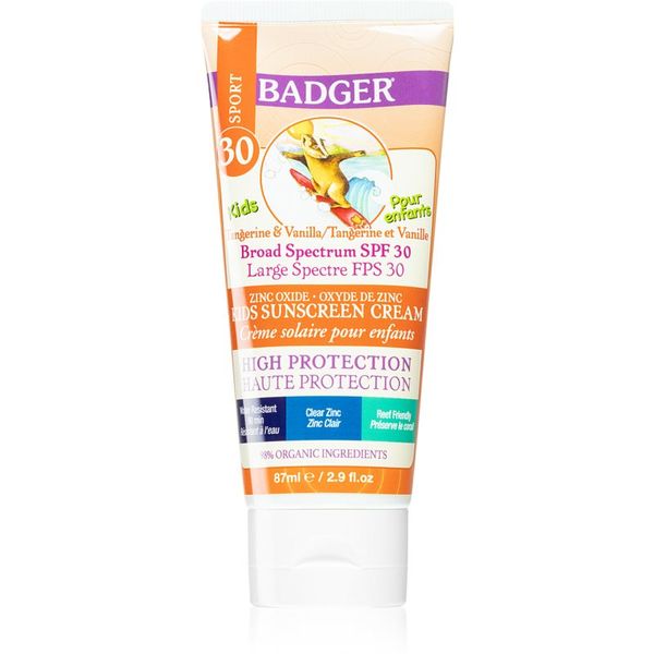 Badger Badger Sun детски крем за слънчеви бани SPF 30 87 мл.