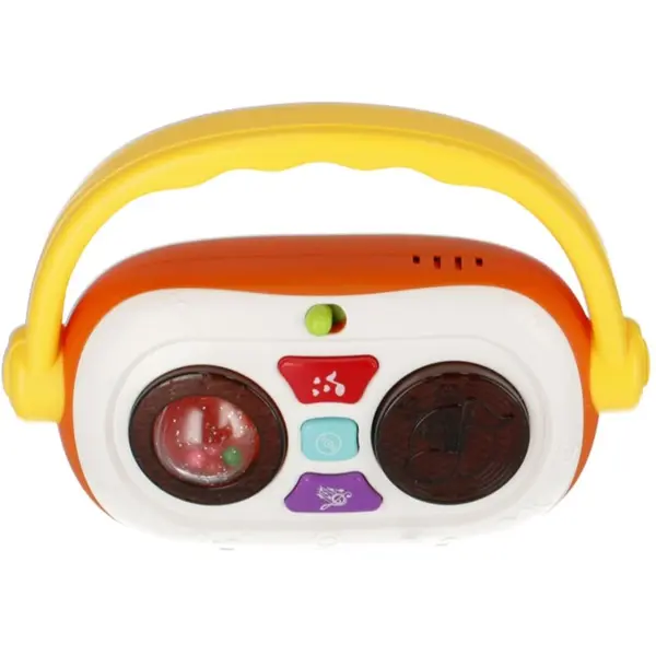 Bam-Bam Bam-Bam Music Toy Silicone Bamboo Puzzle играчка за подреждане с мелодия 18m+ Radio 1 бр.