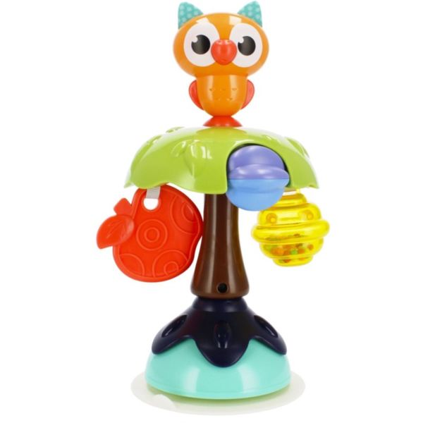 Bam-Bam Bam-Bam Suction Cup Toy играчка за подреждане с вендуза 6m+ Owl 1 бр.