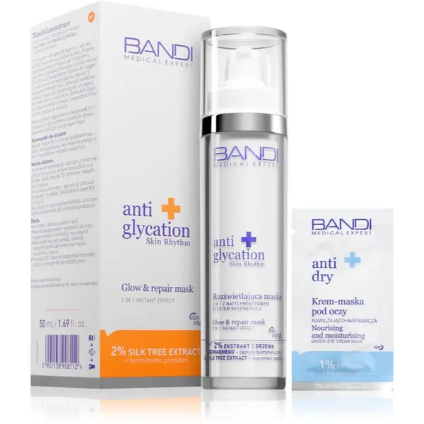 BANDI Cosmetics BANDI Cosmetics Anti Glycation регенерираща маска 2 в 1 50 мл.