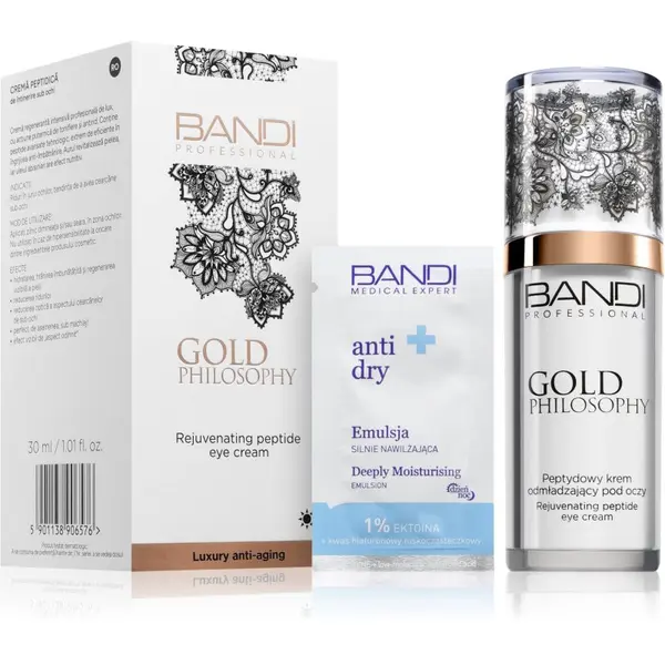 BANDI Cosmetics BANDI Cosmetics Gold Philosophy околоочен крем с пептиди 30 мл.