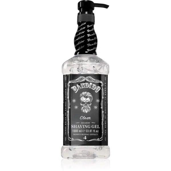 BANDIDO BANDIDO Shaving Gel гел за бръснене цвят Clear Exclusive 1000 мл.