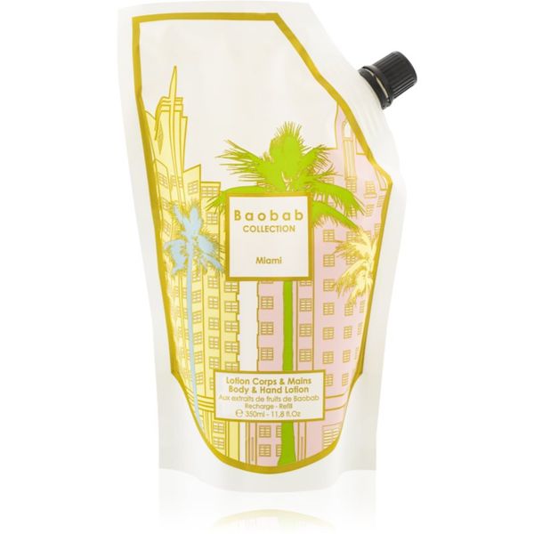 Baobab Collection Baobab Collection Body Wellness Miami мляко за ръце и тяло пълнител 350 мл.