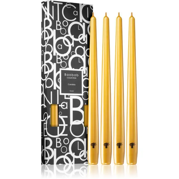 Baobab Collection Baobab Collection Candela Gold свещ 4 бр.