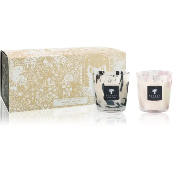 Baobab Collection Baobab Collection Pearls Candle Duo подаръчен комплект