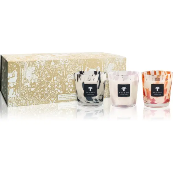 Baobab Collection Baobab Collection Pearls Candle Trio подаръчен комплект