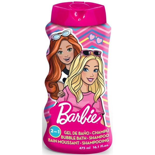Barbie Barbie Bubble Bath & Shampoo 2 in 1 Гел за душ и вана 2 в 1 475 мл.