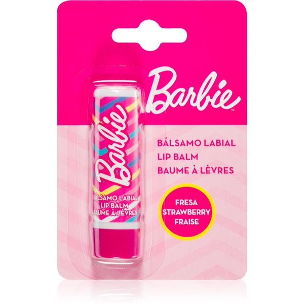 Barbie Barbie Lip Balm Strawberry балсам за устни с аромат на ягода за деца  4 гр.