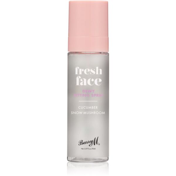 Barry M Barry M Fresh Face спрей за фиксация Cucumber & Snow Mushroom 70 мл.